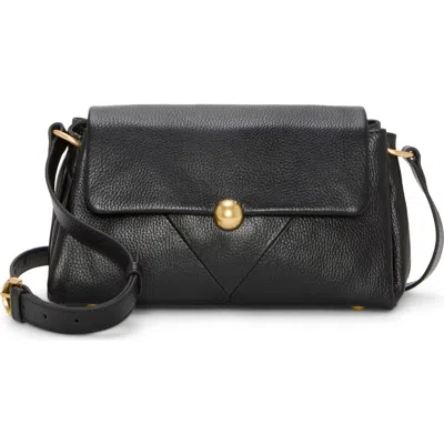 Vince Camuto Medna Leather Crossbody Bag In Black