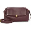Vince Camuto Medna Leather Crossbody Bag In Red