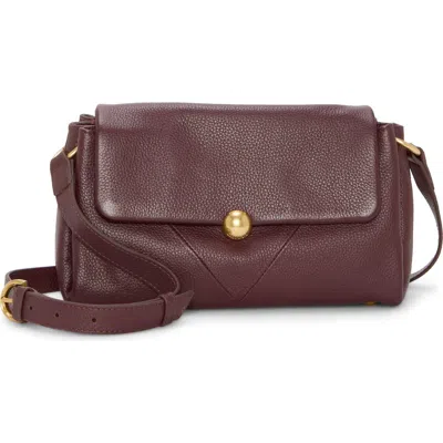 Vince Camuto Medna Leather Crossbody Bag In Red