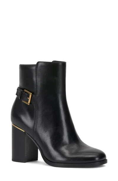 Vince Camuto Melvani Leather Bootie In Black