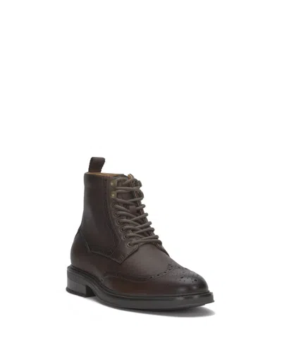 Vince Camuto Men's Jaycob Lace Up Boot In Dark Cuero,mocha