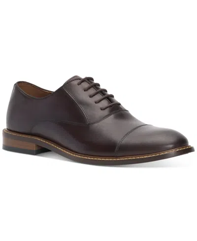 Vince Camuto Loxley Mens Leather Office Oxfords In Mocha