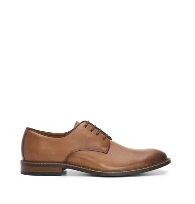 Vince Camuto Men's Lyre Derby Shoes In Cognac In Green