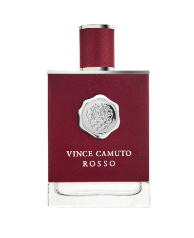 Vince Camuto Men's Rosso Eau De Toilette Fragrance, 3.4 Oz. In Transparent