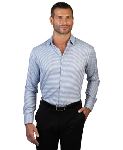 Vince Camuto Men's Solid Slim-fit Dress Shirt In Gray