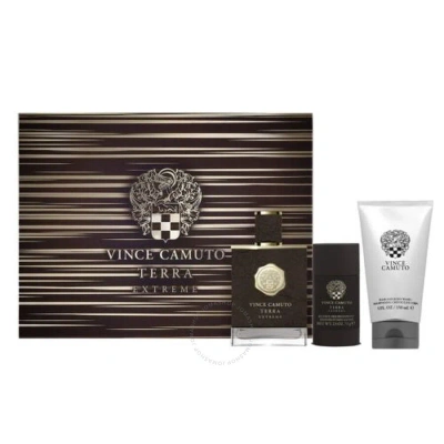 Vince Camuto Men's Terra Extreme Gift Set Fragrances 608940581186 In White