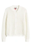 VINCE CAMUTO MESH BOMBER JACKET