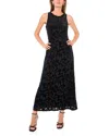 Vince Camuto Mesh Maxi Dress In Black