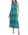 Shop Vince Camuto Mesh Maxi Dress In Green