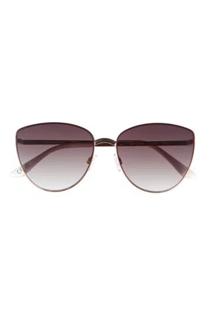 Vince Camuto Metal Cat Eye Sunglasses In Gold