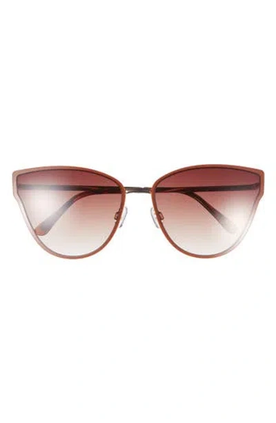 Vince Camuto Metal Cat Eye Sunglasses In Gold