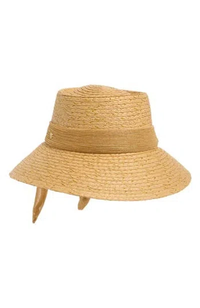 Vince Camuto Metallic Bucket Hat In Tan
