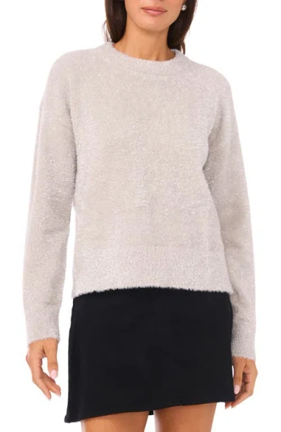 Vince Camuto Metallic Eyelash Sweater In Pink