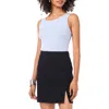 Vince Camuto Metallic Rib Sleeveless Sweater In Blue