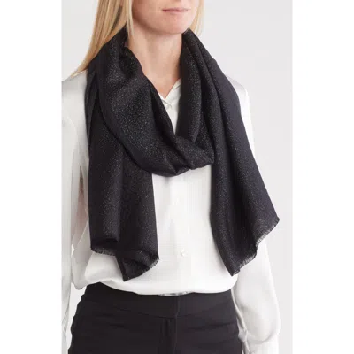 Vince Camuto Metallic Swirl Wrap In Black
