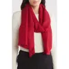 Vince Camuto Metallic Swirl Wrap In Red