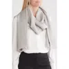 Vince Camuto Metallic Swirl Wrap In Gray