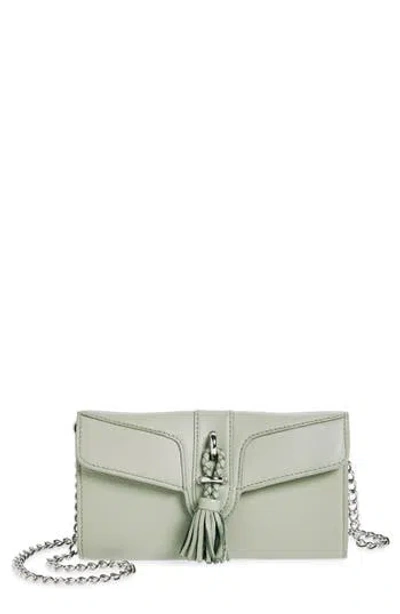 Vince Camuto Micah Leather Convertible Crossbody In Frosted Thyme