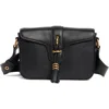Vince Camuto Micah Leather Crossbody Bag In Black