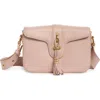 Vince Camuto Micah Leather Crossbody Bag In Pink