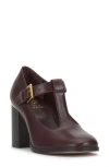 Vince Camuto Micha T-strap Pump In Brown