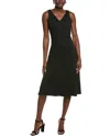 Vince Camuto Midi Dress In Black