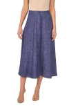 Vince Camuto Midi Skirt In Cool Waters