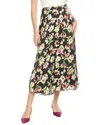Vince Camuto Midi Slip Skirt In Black