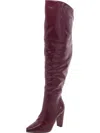 Vince Camuto Minnada 4 Womens Extra Wide Calf Over-the-knee Boots In Red