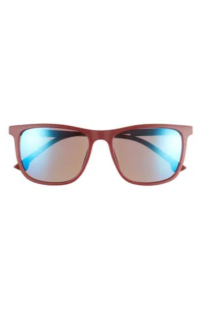 Vince Camuto Mirror Square Sunglasses In Red