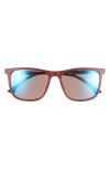 Vince Camuto Mirror Square Sunglasses In Red
