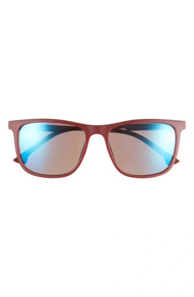 Vince Camuto Mirror Square Sunglasses In Red