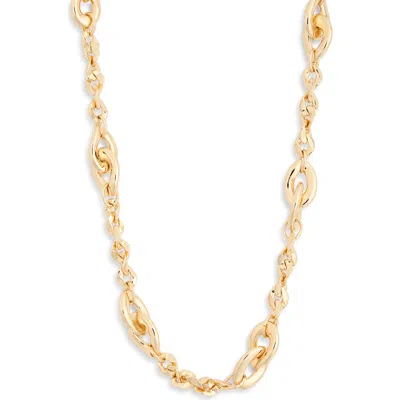 Vince Camuto Mixed Chain Necklace In Gold