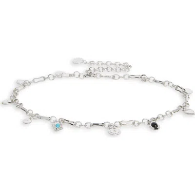 Vince Camuto Mixed Charm Chain Belt In Multi