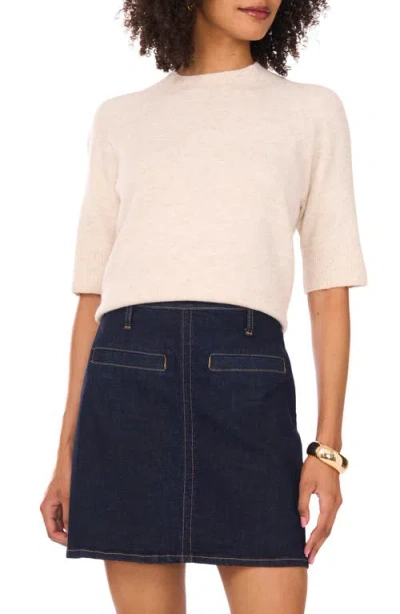 Vince Camuto Mock Neck Sweater In Neutral