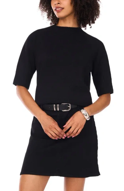 Vince Camuto Mock Neck Sweater In Black