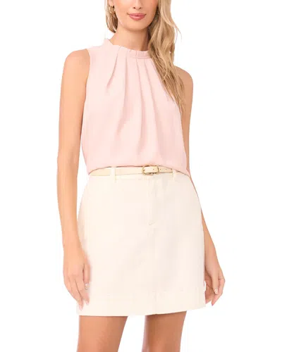 Vince Camuto Mockneck Blouse In Neutral