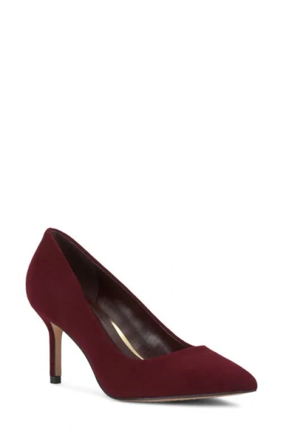 Vince Camuto Moriza Pointed Toe Pump In Burgundy