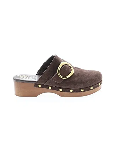 Pre-owned Vince Camuto Mule/clog In Brown