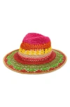 Vince Camuto Multicolor Panama Hat In Multi