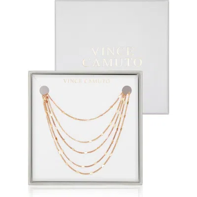 Vince Camuto Multi-layer Boxed Necklace In Gold