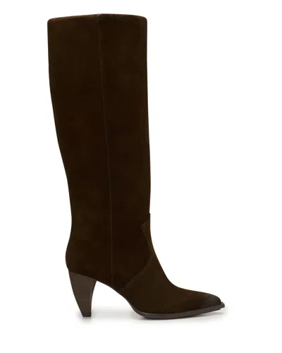 Vince Camuto Nally Extra Wide Calf Boot In Brown