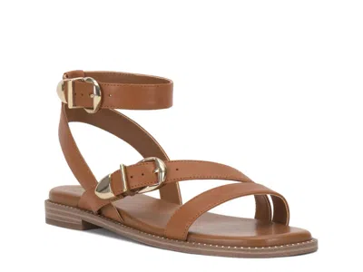 Vince Camuto Neiko Ankle Strap Sandal In Brown
