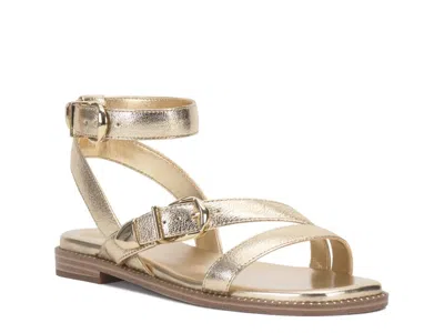 Vince Camuto Neiko Ankle Strap Sandal In Gold