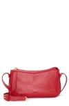 Vince Camuto Noemi Leather Crossbody Bag In Red