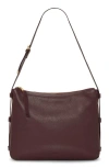 Vince Camuto Noemi Leather Shoulder Bag In Burgundy
