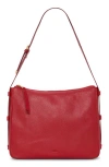 Vince Camuto Noemi Leather Shoulder Bag In Red