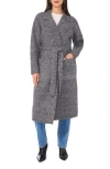 Vince Camuto Notched Lapel Tie Waist Cardigan