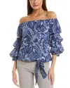 Vince Camuto Off Shoulder Balloon Sleeve Top