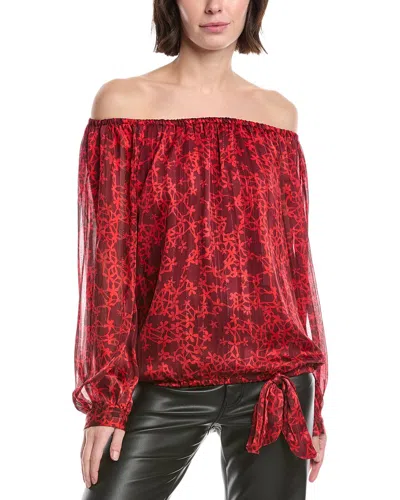 Vince Camuto Off-shoulder Blouse In Multi